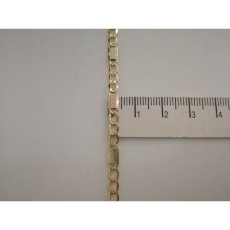 BRACCIALE In ORO GIALLO BIANCO e ROSSO Unisex Oro 18 KT 750% Made In Italy - 3