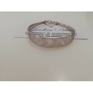 Bracciale in oro bianco 18kt 750% Made in Italy - 1