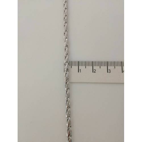 Bracciale in oro bianco 18kt 750% Made in Italy - 3