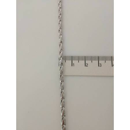 Bracciale in oro bianco 18kt 750% Made in Italy - 3