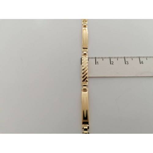 BRACCIALE Uomo Modello Semirigido ORO GIALLO 18 Karati 750% Manifattura Italiana - 3