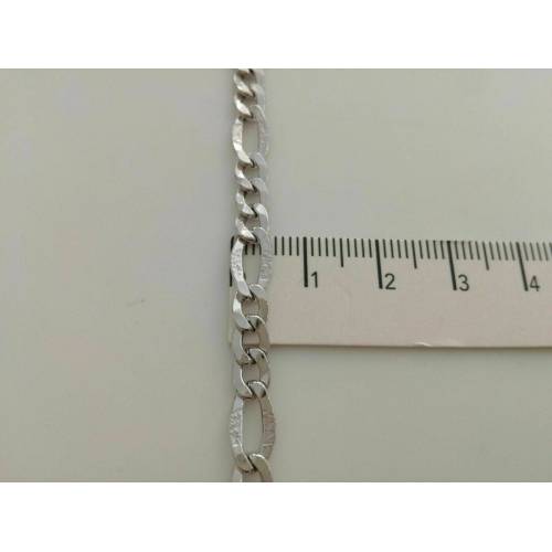 BRACCIALE Uomo Donna UNISEX ORO BIANCO oro 18 karati 750% made in Italy - 3