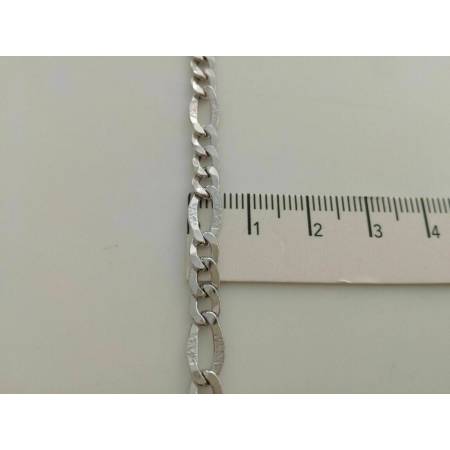 BRACCIALE Uomo Donna UNISEX ORO BIANCO oro 18 karati 750% made in Italy - 3