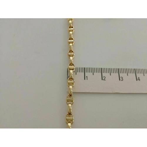 BRACCIALE Oro 18 Karati 750% Uomo Donna Unisex ORO GIALLO Made in Italia - 3