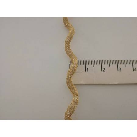 BRACCIALE Elastico Oro Donna 18 Karati 750% ORO GIALLO e Swarovski Made in italy - 3