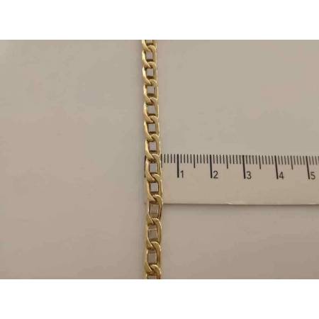 BRACCIALE Oro 18 Karati 750% Uomo Donna Unisex ORO GIALLO e BIANCO Bicolore - 3