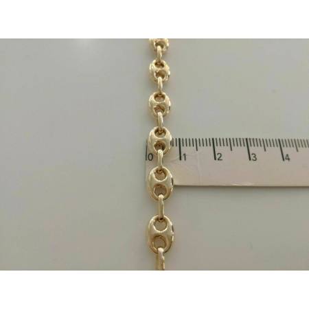 BRACCIALE Uomo Oro 18 Karati 750% ORO GIALLO modello Marinara made in Italia - 3