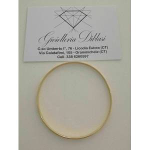 BRACCIALI 3 RIGIDI Oro GIALLO 18 Karati 750% Donna Made in italy - 1 2