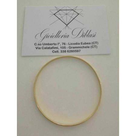 BRACCIALI 3 RIGIDI Oro GIALLO 18 Karati 750% Donna Made in italy - 2