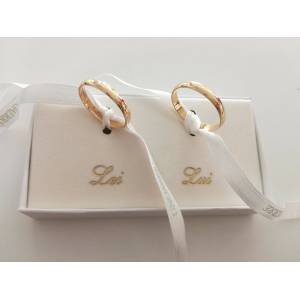 FEDE NUZIALE UNOAERRE 5 GRAMMI ORO Giallo 18 KARATI 750% CLASSICA MATRIMONIO - 1 2