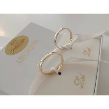 FEDE NUZIALE UNOAERRE 5 GRAMMI ORO Giallo 18 KARATI 750% CLASSICA MATRIMONIO - 5