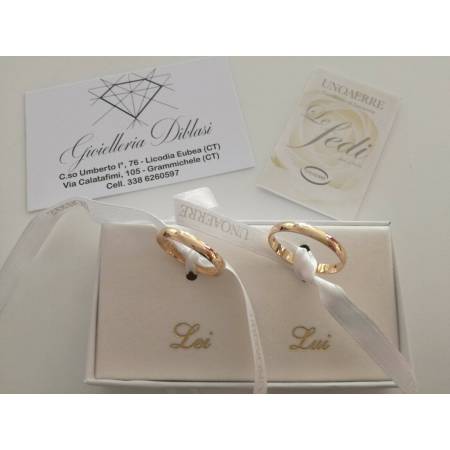 FEDE NUZIALE UNOAERRE 5 GRAMMI ORO Giallo 18 KARATI 750% CLASSICA MATRIMONIO - 7