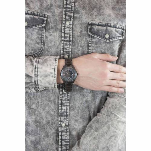 OROLOGIO MASERATI Uomo SORPASSO GMT Black Acciaio Nero Con Datario R8853124001 - 2