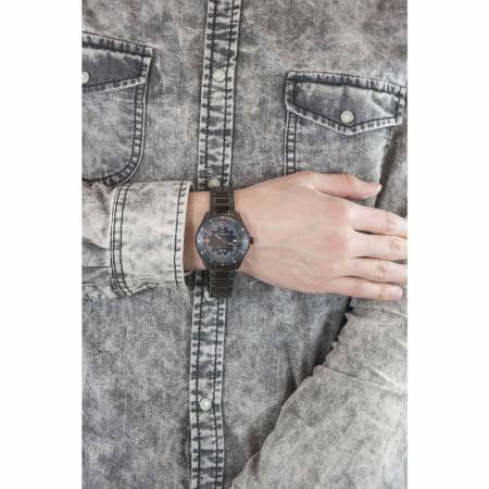 OROLOGIO MASERATI Uomo SORPASSO GMT Black Acciaio Nero Con Datario R8853124001 - 2