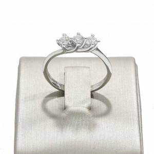 ANELLO MILUNA TRILOGY Con DIAMANTI In Oro Bianco 18 KT 750%/1000 LID3312-039G7 - 1 2