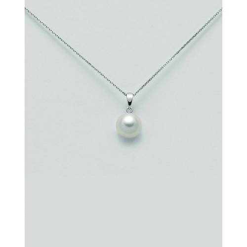 COLLANA MILUNA CON PERLA In Oro 9 Karati 375%/1000 PCL5497X - 1