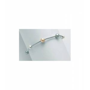 BRACCIALE DI PERLE MILUNA COLLEZIONE MISS ITALIA IN ARGENTO 925% PERLE MULTICOLOR PBR2831 - 1 2