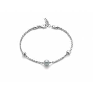 BRACCIALE DI PERLE MILUNA COLLEZIONE MISS ITALIA IN ARGENTO 925% PBR3024 - 1