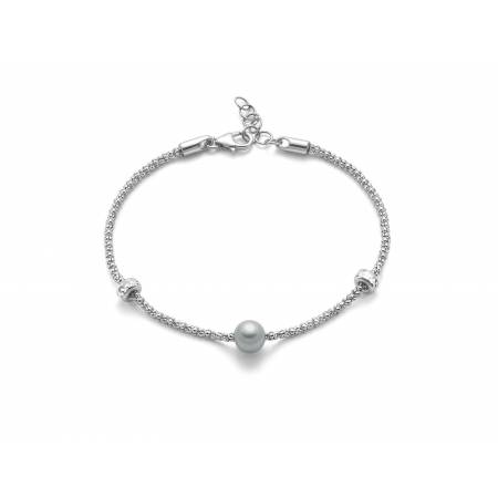 BRACCIALE DI PERLE MILUNA COLLEZIONE MISS ITALIA IN ARGENTO 925% PBR3024 - 1