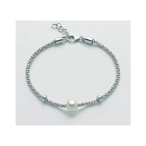 BRACCIALE DI PERLE MILUNA COLLEZIONE MISS ITALIA IN ARGENTO 925% PBR2986 - 1
