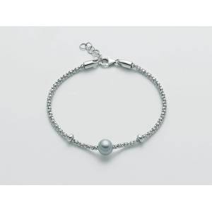 BRACCIALE DI PERLE MILUNA COLLEZIONE MISS ITALIA IN ARGENTO 925% PBR3025 - 1