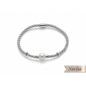 BRACCIALE DI PERLE MILUNA COLLEZIONE MISS ITALIA IN ARGENTO 925% PBR2992-M - 1