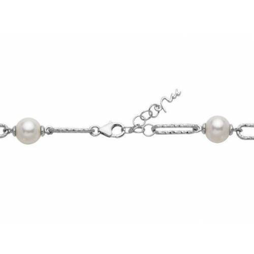 COLLANA DI PERLE MILUNA COLLEZIONE MISS ITALIA IN ARGENTO 925% PCL6066 - 2