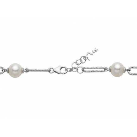 COLLANA DI PERLE MILUNA COLLEZIONE MISS ITALIA IN ARGENTO 925% PCL6066 - 2