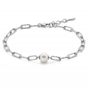 BRACCIALE DI PERLE MILUNA COLLEZIONE MISS ITALIA IN ARGENTO 925% PBR3140B - 1