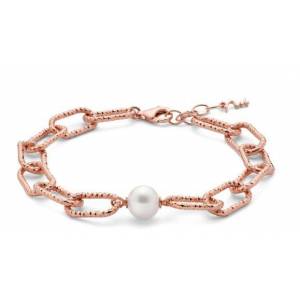 BRACCIALE DI PERLE MILUNA COLLEZIONE MISS ITALIA IN ARGENTO ROSATO 925% PBR3203R - 1