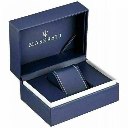 OROLOGIO MASERATI Donna Polso ROYALE Acciaio Nylon DATARIO Grey Blue R8851137503 - 4