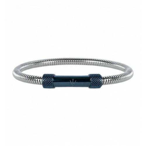 BRACCIALE MASERATI Uomo Modello RIGIDO Collezione JEWELS Acciaio Blu JM416AIK21 - 1