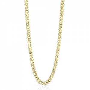 COLLANA UNOAERRE Donna Lunga Catena GRUMETTA Mini Placcato Oro 24K BRONZO Dorato - 1