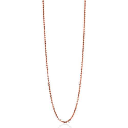 UNOAERRE COLLANA LUNGA Catena Corda A Un Filo Ottone ROSATO Placcato In Oro Rosa - 1