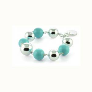 Bracciale donna Unoaerre in bronzo argentato placcato in oro 24kt - 1