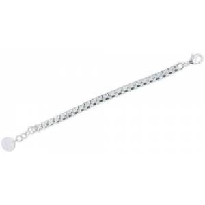 UNOAERRE BRACCIALE FIRMATO DONNA OTTONE BIANCO CATENA VENEZIANA REGOLABILE - 1