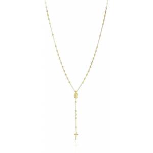 Rosario collana Unoaerre dorato in argento 925% - 1