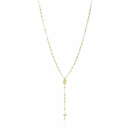 Rosario collana Unoaerre dorato in argento 925% - 1