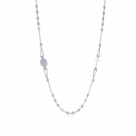 Rosario collana Unoaerre in argento 925% - 1