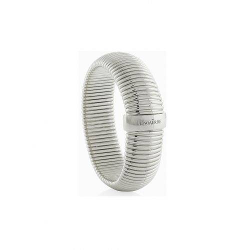 BRACCIALE UNOAERRE RIGIDO Donna Ottone ARGENTATO Placcato In ORO - 2