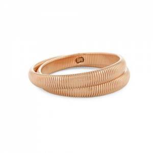 BRACCIALE UNOAERRE Donna Rigido In BRONZO Rosato Tubogas Placcato Oro Rosa 24 KT - 1