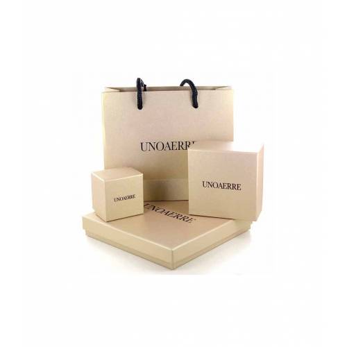 BRACCIALE UNOAERRE Donna Rigido BRONZO Dorato Tubogas Placcato Oro Giallo 24 KT - 2