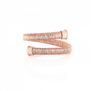 BRACCIALE UNOAERRE Da Donna Rigido In BRONZO Rosato Placcato Oro Rosa 24 Karati - 1