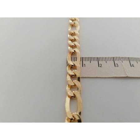 COLLANA Uomo Donna Unisex ORO GIALLO 18 Kt 750% Collier Maglia CATENA Girocollo - 3