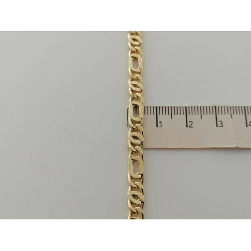 COLLANA Uomo Donna Unisex ORO GIALLO 18 Kt 750% Collier Maglia CATENA Girocollo - 3