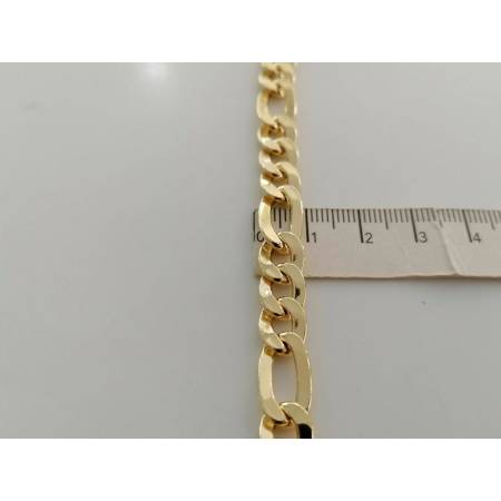 BRACCIALE Uomo Donna Unisex ORO GIALLO 18 Karati 750%/1000 Maglia CATENA Italia - 3