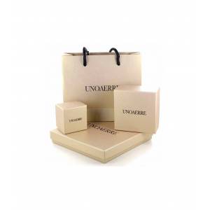 UNOAERRE BRACCIALE FIRMATO DONNA OTTONE DORATO ORO CATENA TUBOLARE TONDA - 1 2