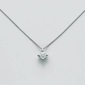 COLLANA MILUNA PUNTO LUCE In Oro Bianco 18 KT 750%/1000 E DIAMANTE CLD5065-035G7 - 1
