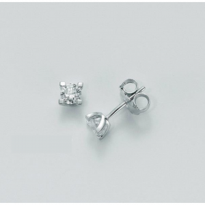 ORECCHINI MILUNA PUNTO LUCE In Oro Bianco 18 KT 750%/1000 E DIAMANTI ERD5068-060G7 - 1