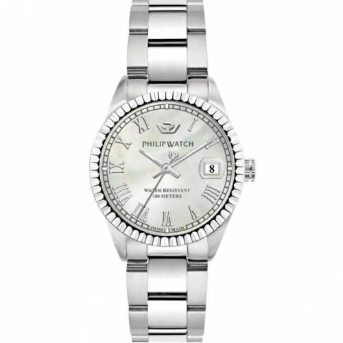 OROLOGIO PHILIP WATCH CARIBE DONNA Acciaio Argento Madreperla Swiss R8253597544 - 1